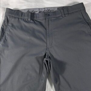 Ben Hogan mens charcoal grey flat front polyester 9.5" Golf shorts - size 36